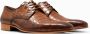 Paulo Bellini Carbonia Heren Veterschoenen Cognac Croco - Thumbnail 10