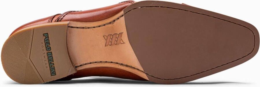 Paulo Bellini Demonte Geklede Herenschoenen Cognac