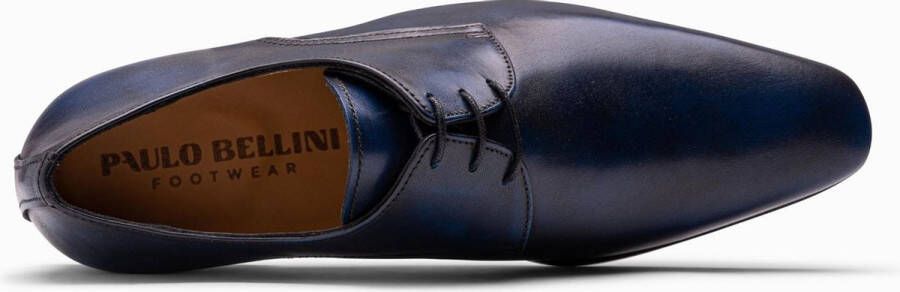 Paulo Bellini Lucca Heren Geklede Veterschoenen Blauw
