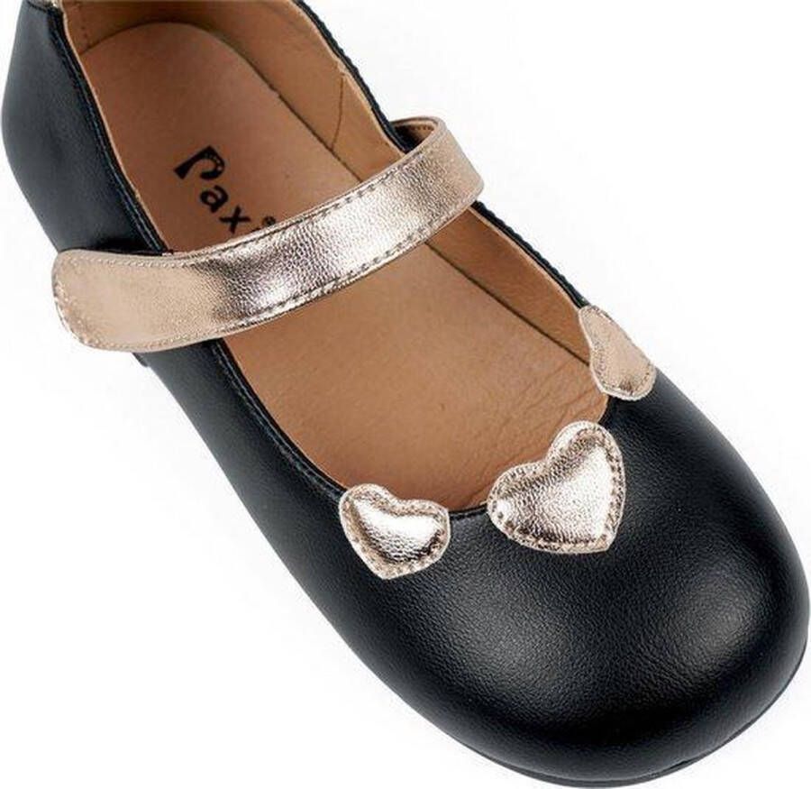 Paxico Shoes Shimmery Chic Meisje Ballerina's Zwart
