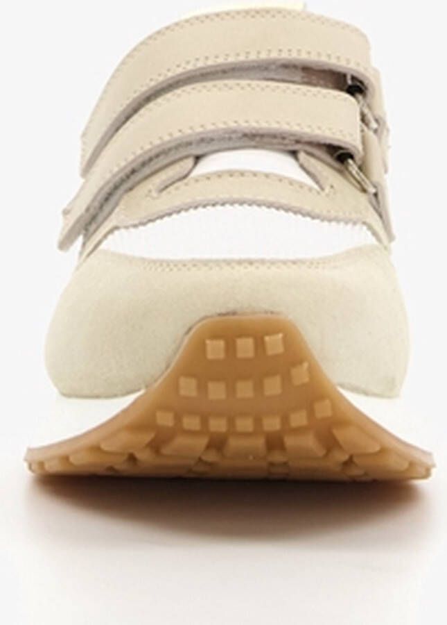 Pediforma leren dames diabetesschoenen beige Uitneembare zool