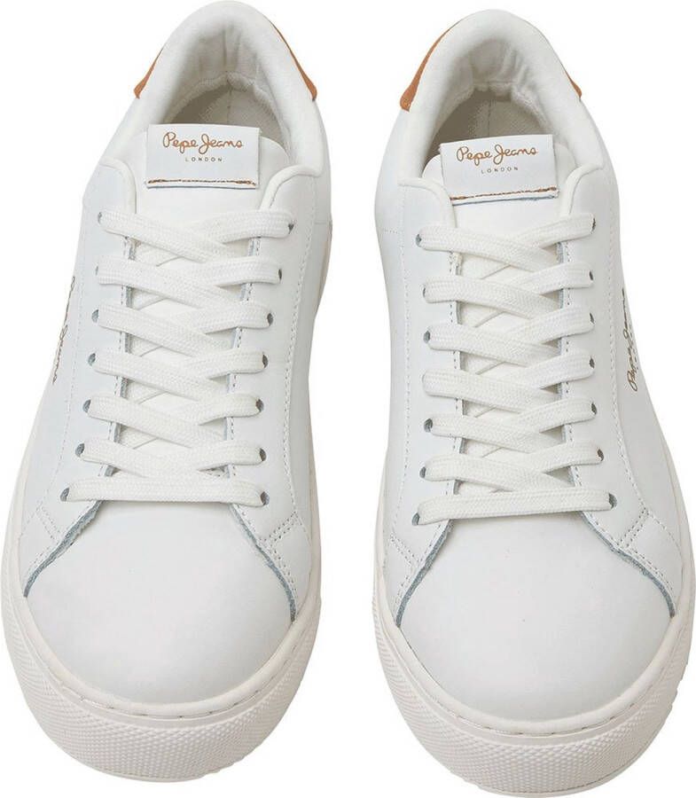 Pepe Jeans Adams Basic Lage Sneakers Wit Vrouw