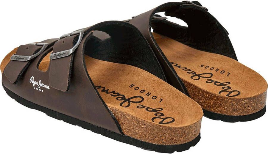 Pepe Jeans Bio Double Kansas Sandalen Bruin Man