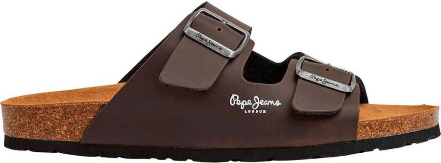 Pepe Jeans Bio Double Kansas Sandalen Bruin Man