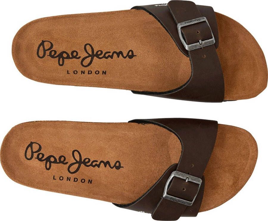 Pepe Jeans Bio M Single Kansas Sandalen Bruin Man