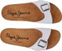 Pepe Jeans Badslippers Bio Single Champion Wit Heren - Thumbnail 8