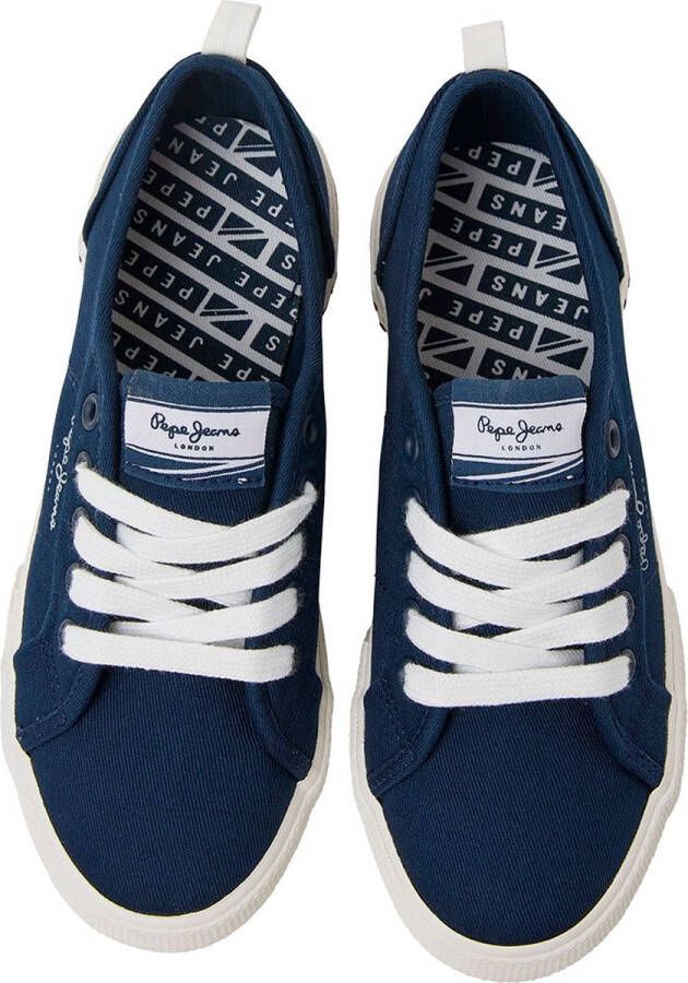 Pepe Jeans Brady Basic Lage Sneakers Blauw Jongen