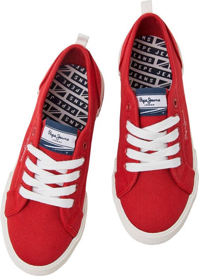 Pepe Jeans Brady Basic Lage Sneakers Rood Jongen - Foto 3