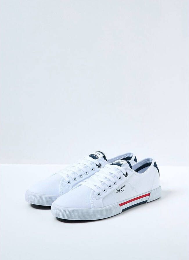 Pepe Jeans Brady Men Basic Schoen White Heren - Foto 6