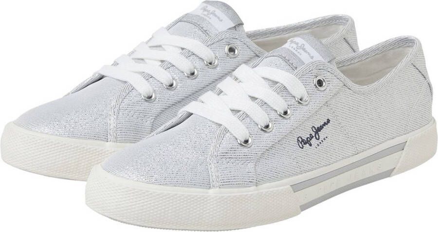 Pepe Jeans Brady Party Lage Sneakers Zilver Vrouw - Foto 4