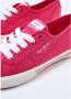 Pepe Jeans Gecombineerde Stoffen Sneakers Pink Dames - Thumbnail 2