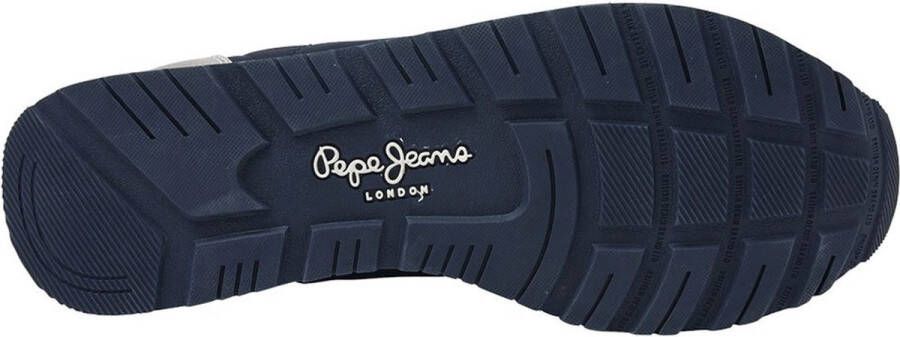 Pepe Jeans Brit Print Sneakers Blauw Man