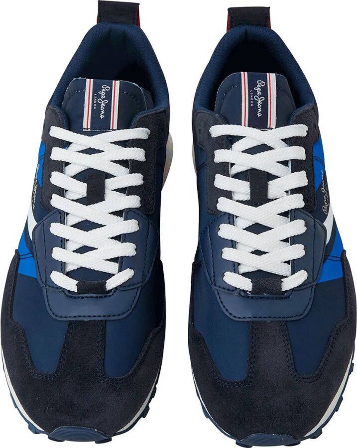 Pepe Jeans Foster Print Sneakers Blauw Man
