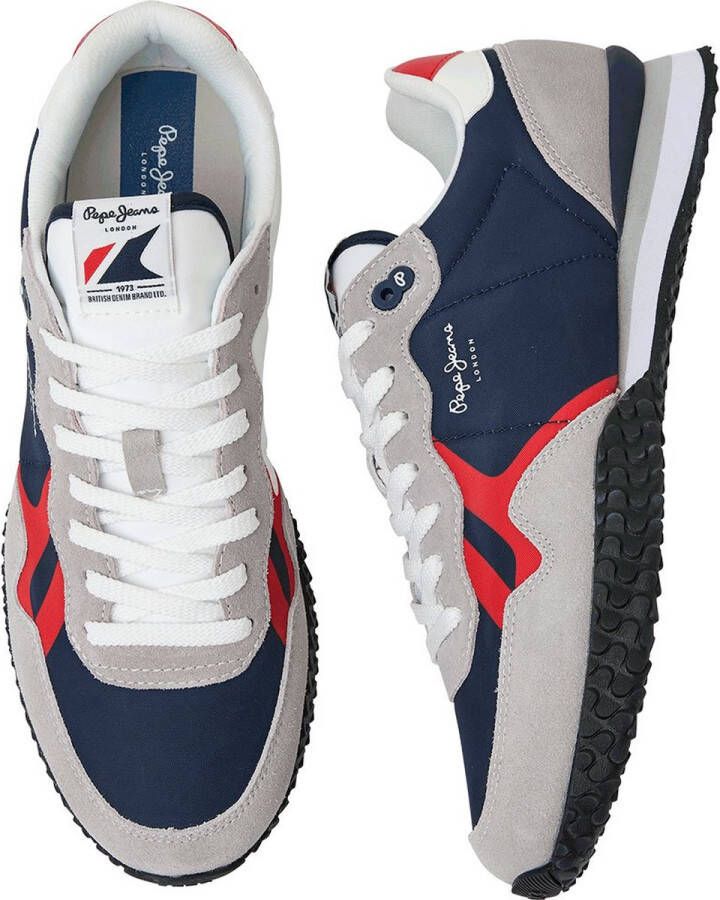 Pepe Jeans Holland Divided Sneakers Blauw Man