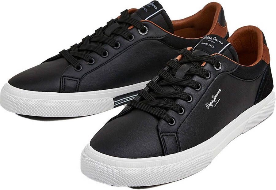 Pepe Jeans Kenton Court Sneakers Heren Black - Foto 4