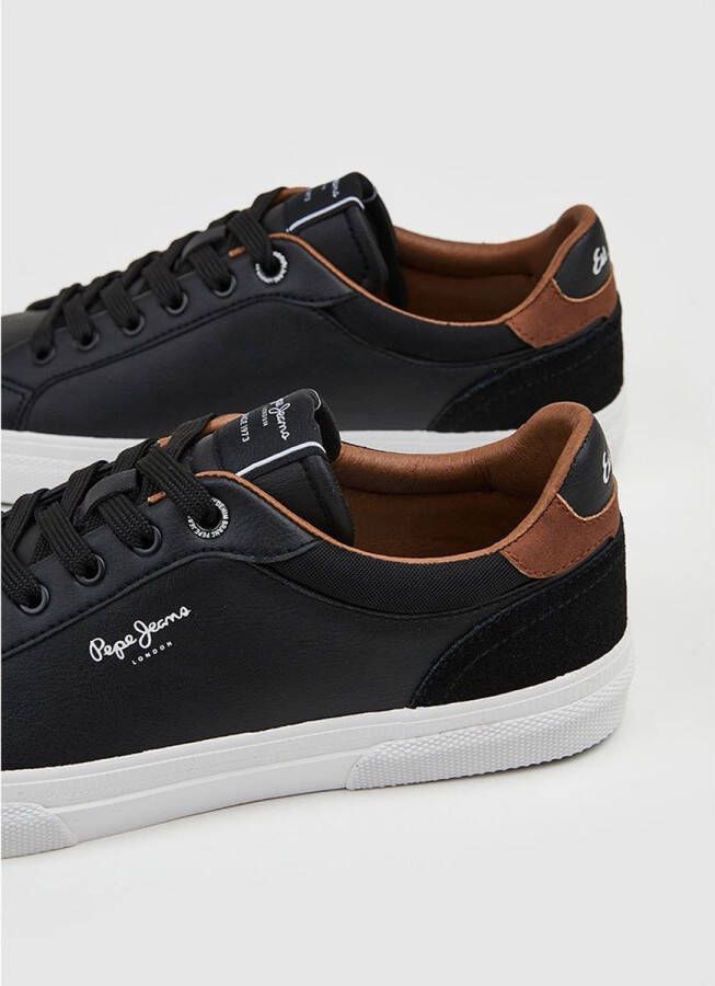 Pepe Jeans Kenton Court Sneakers Heren Black - Foto 6