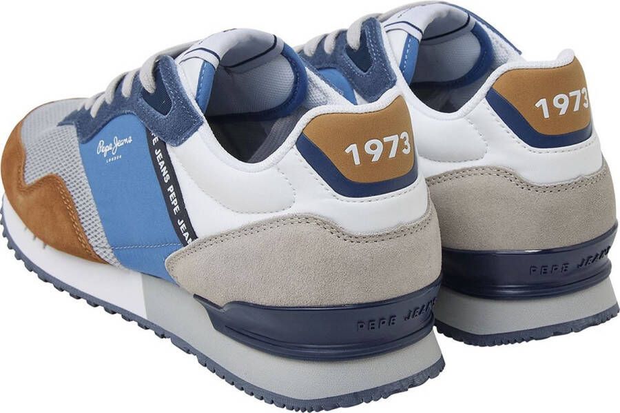 Pepe Jeans London One Vinted Sneakers Blauw Man