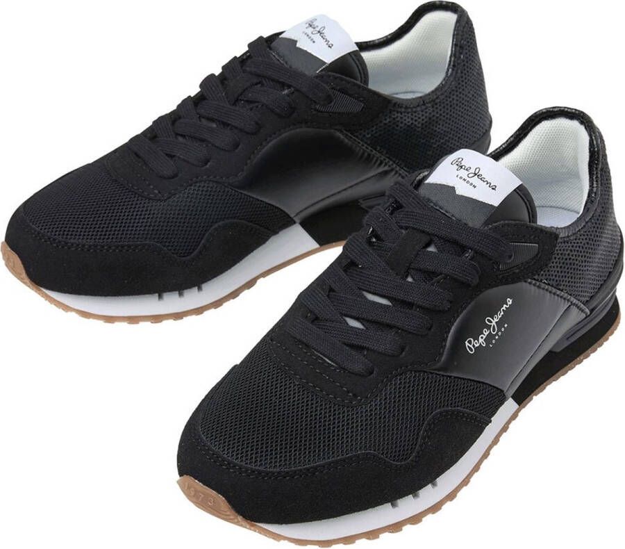 Pepe Jeans London Troy Lage Sneakers Zwart Vrouw