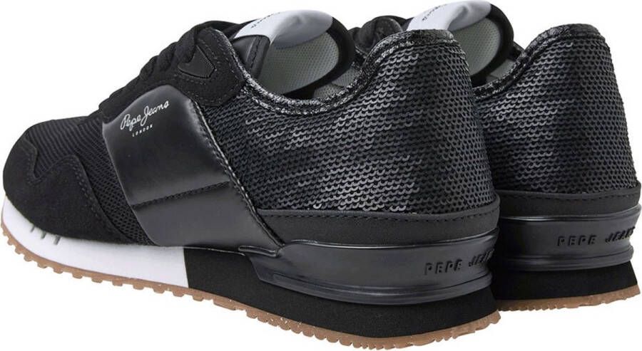 Pepe Jeans London Troy Lage Sneakers Zwart Vrouw