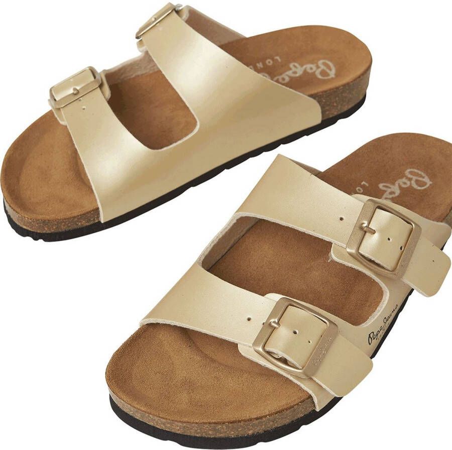 Pepe Jeans Oban Claic Sandalen Goud Vrouw