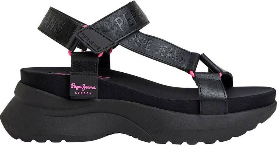 Pepe Jeans Venus Ace Sandalen Met Sleehak Zwart Vrouw - Foto 4