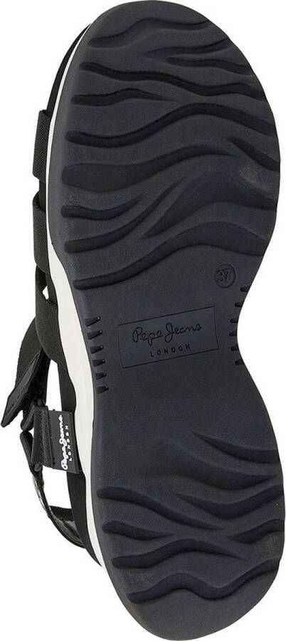Pepe Jeans Venus Point Sandalen Met Sleehak Zwart Vrouw