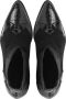 Pertini Chelsea boots Dames Laarzen Damesschoenen Suède Crocoprint 30961 croco sue Zwart - Thumbnail 7