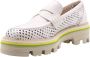 Pertini Klassieke Leren Mocassinschoenen Beige Dames - Thumbnail 10