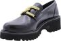 Pertini Klassieke Loafer Schoenen voor Heren Black Dames - Thumbnail 4