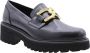 Pertini Klassieke Loafer Schoenen voor Heren Black Dames - Thumbnail 5