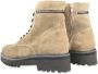 Piedi Nudi Veterboots Dames Laarzen Damesschoenen Suède Glitter 2702-05.04PN Beige - Thumbnail 2