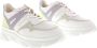 Piedi Nudi 42115 101 Bianco glicine Sneakers Dames sneaker Witte sneaker Lage sneaker – Sneaker - Thumbnail 12