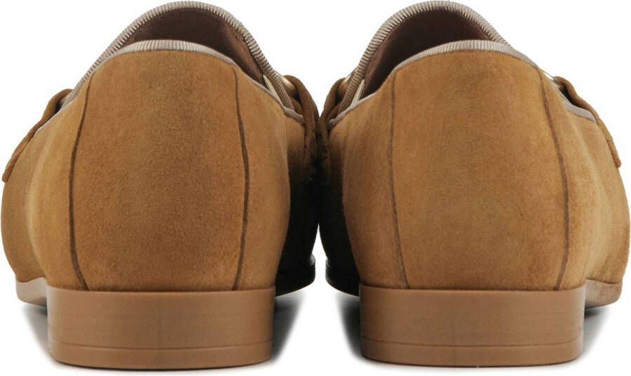 Piedi Nudi Instappers Dames Instapschoenen Damesschoenen Suède 133975 Camel