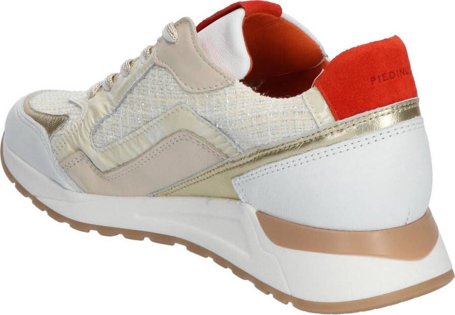 Piedi Nudi Sneakers Dames Lage sneakers Damesschoenen Leer 2507-13.01PN Wit