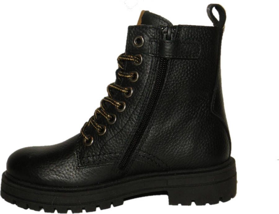 Piedro Lef Fire Boots Zwart Leer Wijdtemaat Standaard Schoenmaat - Foto 3