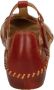Pikolinos 655 0732C5 Volwassenen Platte sandalen Kleur Rood - Thumbnail 7