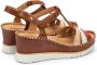 Pikolinos Aguadulce dames sandaal bruin - Thumbnail 5