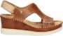 Pikolinos Kleurrijke sandalen met hoge sleehak Brown Dames - Thumbnail 5
