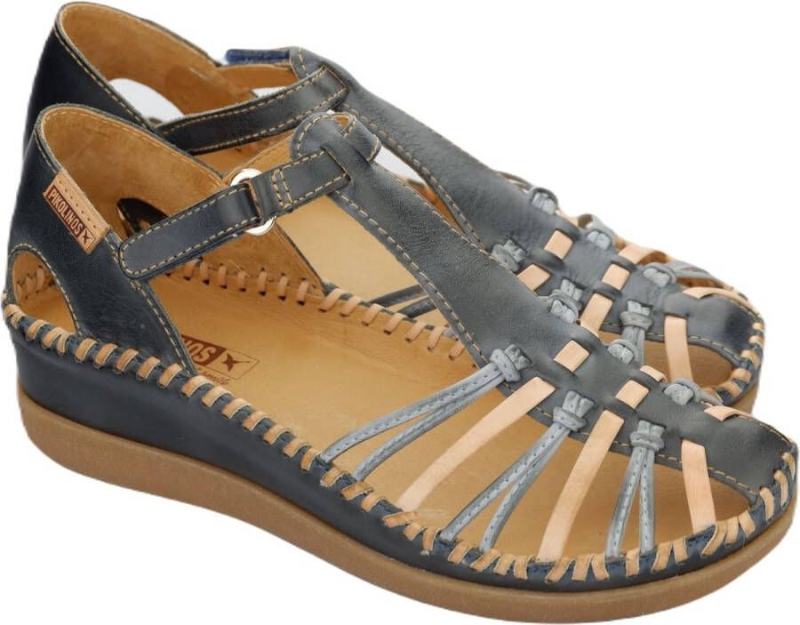 Pikolinos Handgemaakte Cadaques Damessandaal Blue Dames - Foto 10