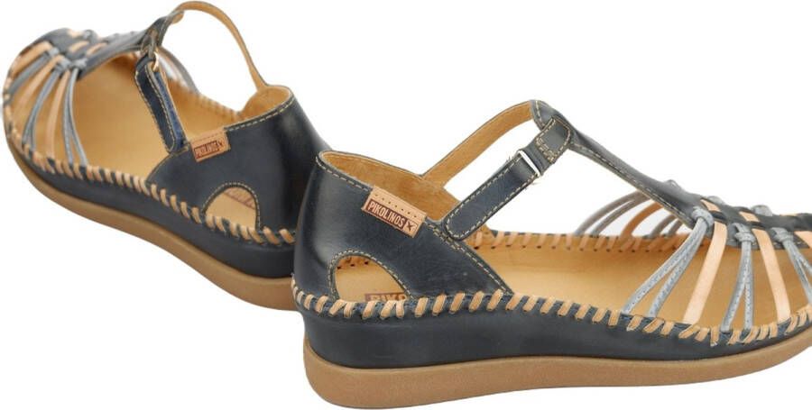 Pikolinos Handgemaakte Cadaques Damessandaal Blue Dames - Foto 12