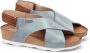 Pikolinos Romantische sleehak sandalen Blue Dames - Thumbnail 4