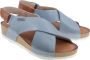 Pikolinos Romantische sleehak sandalen Blue Dames - Thumbnail 11