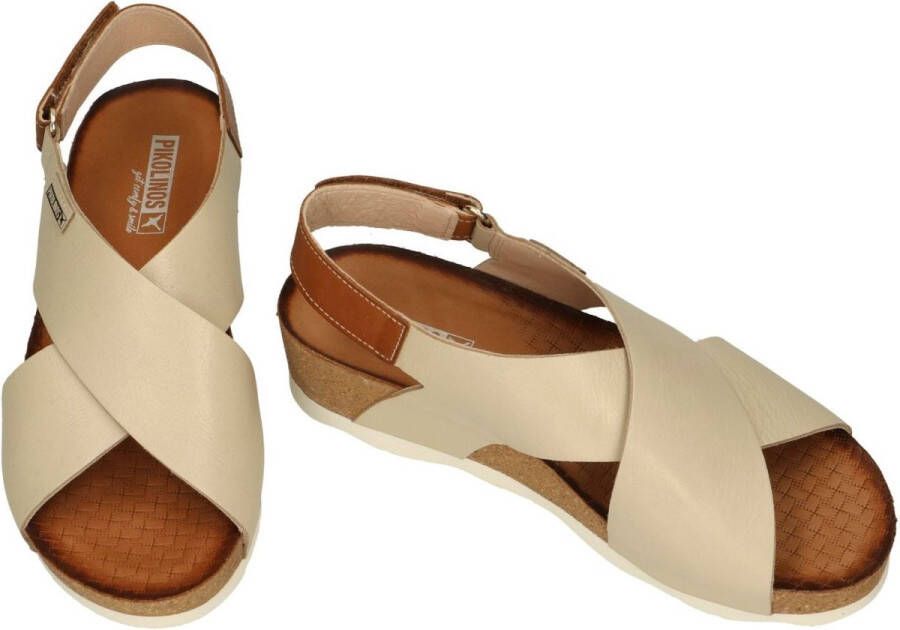 Pikolinos -Dames crÈme sandalen