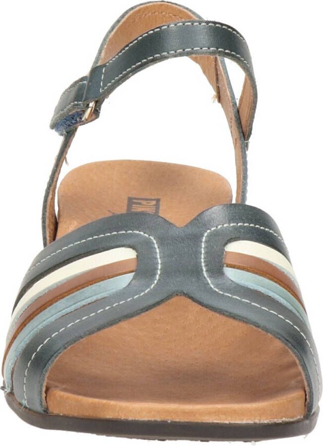 Pikolinos Ibiza dames sandaal Blauw multi