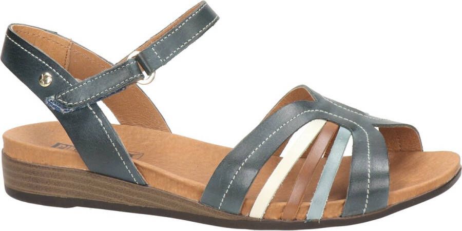 Pikolinos Ibiza dames sandaal Blauw multi