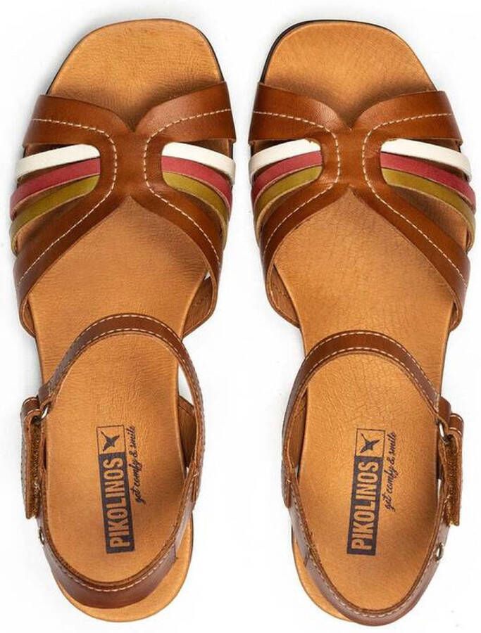 Pikolinos Ibiza dames sandaal Cognac