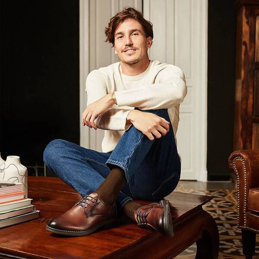 Pikolinos Elegante Veterschoen voor Formele Gelegenheden Brown Heren