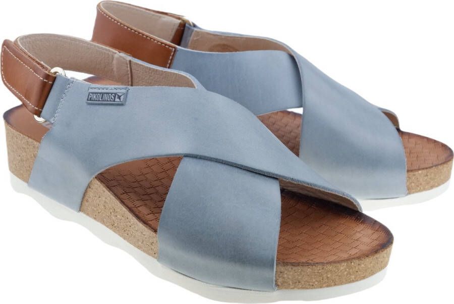 Pikolinos Mahon dames sandaal blauw