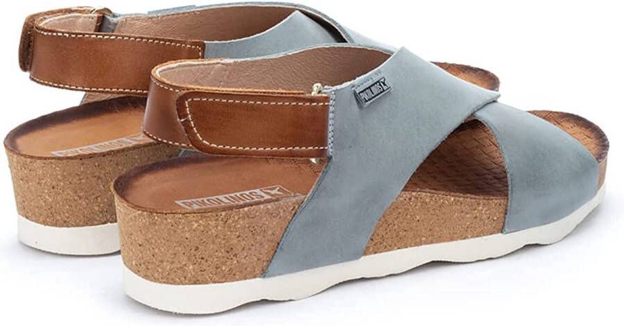 Pikolinos Mahon dames sandaal blauw