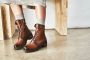 Pikolinos Vetersluiting enkel laars Donkerbruin Brown Dames - Thumbnail 4